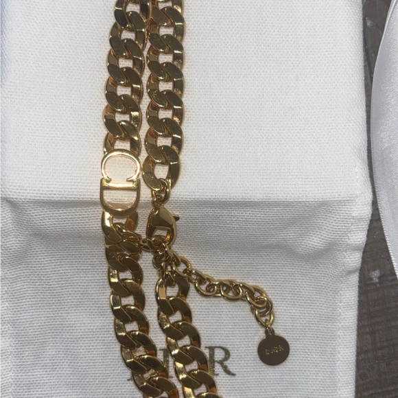 Dior Gold-Tone Chain Necklace - Picture 1 of 2